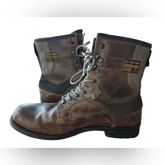 G-Star Raw Men's Patton-IV-Marker High Leather Boots GS11810/066 US 8 EU 41 B4