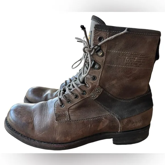 G-Star Raw Men's Patton-IV-Marker High Leather Boots GS11810/066 US 8 EU 41 B4