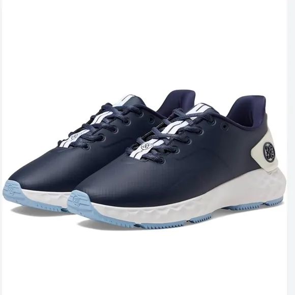 G/Fore Mens MG4  Spikeless Golf Shoes Blue Leather G4MF20EF26 Mens Size 8.5