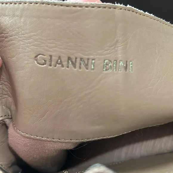 Gianni Bini Barrine Tan Suede Over-the-Knee Block Heel Boots 6 M