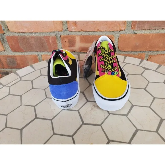 Girls 4Y GS Vans Old Skool Platform Vans Beads Multi White VN0A3B3U21X YOUTH