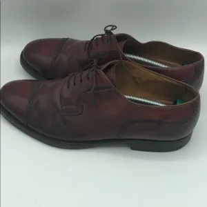 G.M. ENDLESS CAP TOE LEATHER SHOES 9