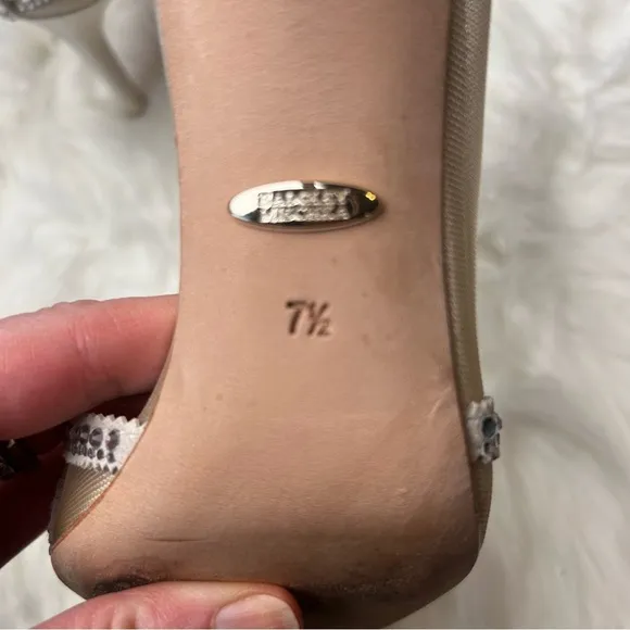 Gold High Heeled Sandals with Rhinestone Detailing