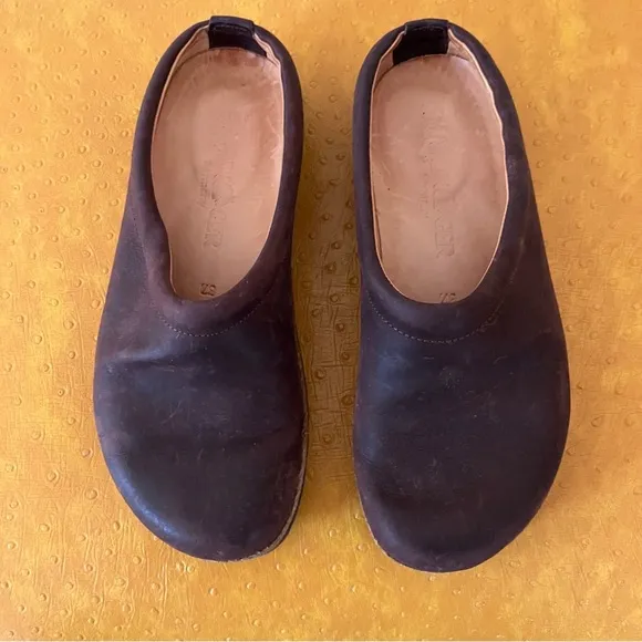 Haflinger Phillip Slipper Clogs Women's Shoes Brown Size 37 EU/6 - 6.5 US