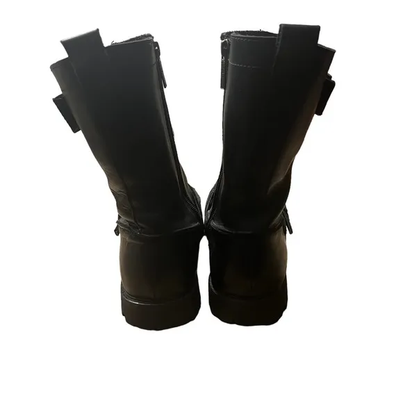 HARLEY-DAVIDSON Leather Street Boots in Classic Black Size 8.5 —Men’s