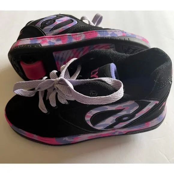 Heelys Girls Propel 2.0 Skate Shoes Black Pink 4M