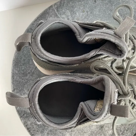 Heelys Piper Grey Leather High Top Skates Shoes Sneakers Size 3