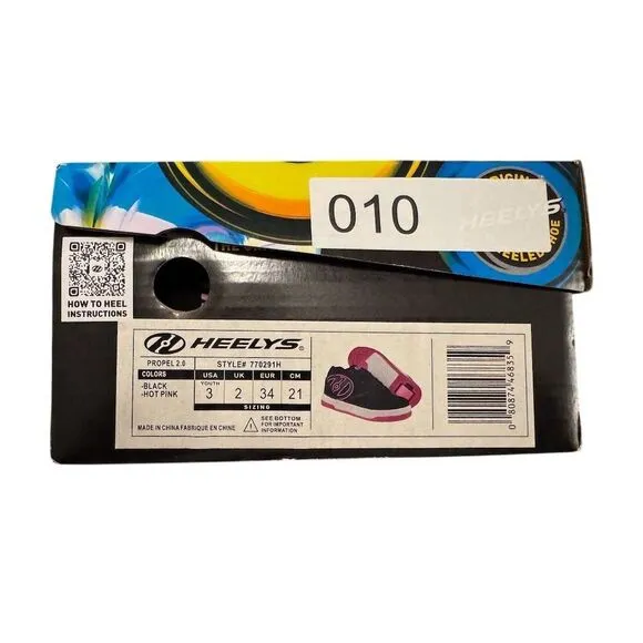 Heelys Propel 2.0 Unisex Kids Skate Shoes Multicolor Size 3 US