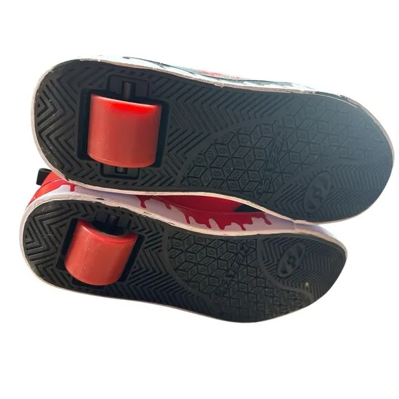 Heelys Size 9 Black Red Pro 20 Drips Skate Shoes