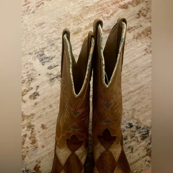 Horse Power Boys Patchwork Leather Boots
