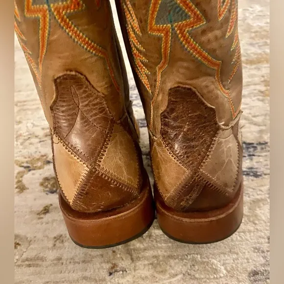Horse Power Boys Patchwork Leather Boots