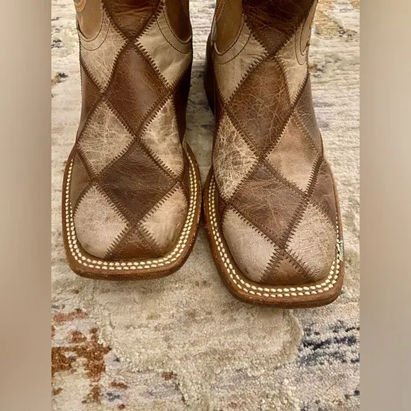 Horse Power Boys Patchwork Leather Boots