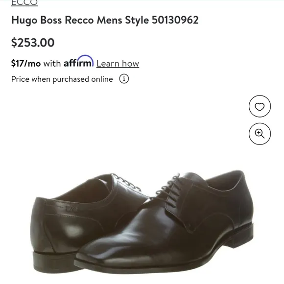 Hugo Boss Black Genuine Leather Lace Ups Dress Oxford Shoes Size 13