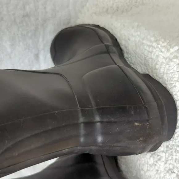 Hunter Classic Rainboot Womens 7 Black Boots 16&quot; high