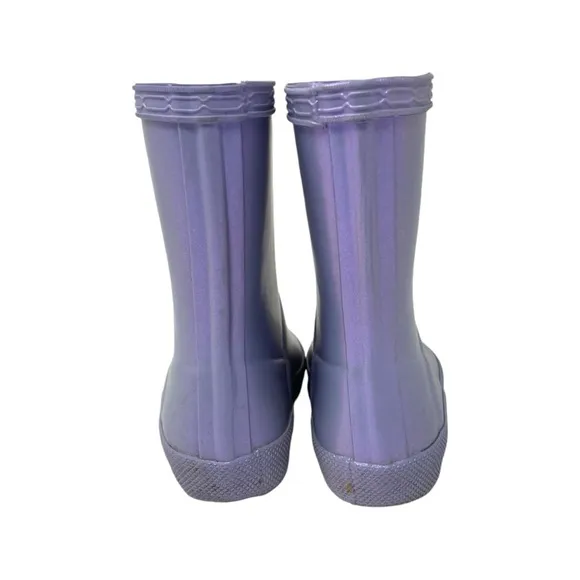 Hunter Classic Toddler Nebula Purple Lavender Rain Boots Waterproof US Toddler 6