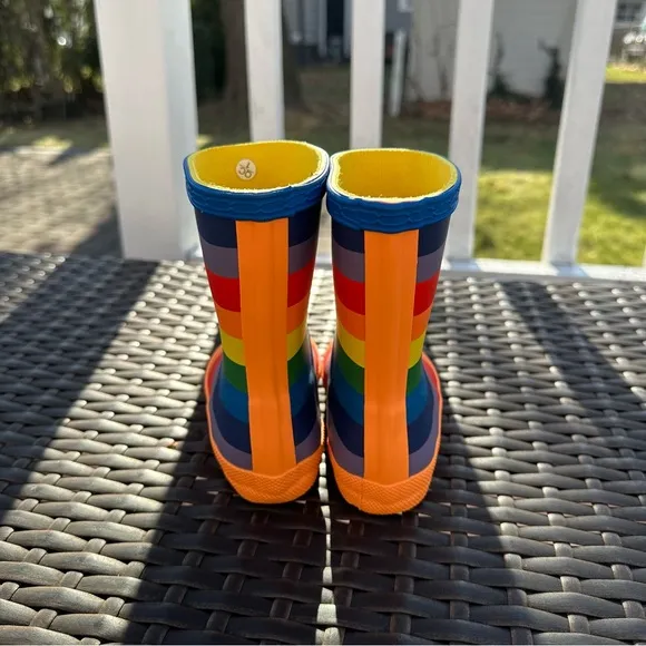 Hunter Classic Waterproof Rain Boots, Kids, Rainbow, New