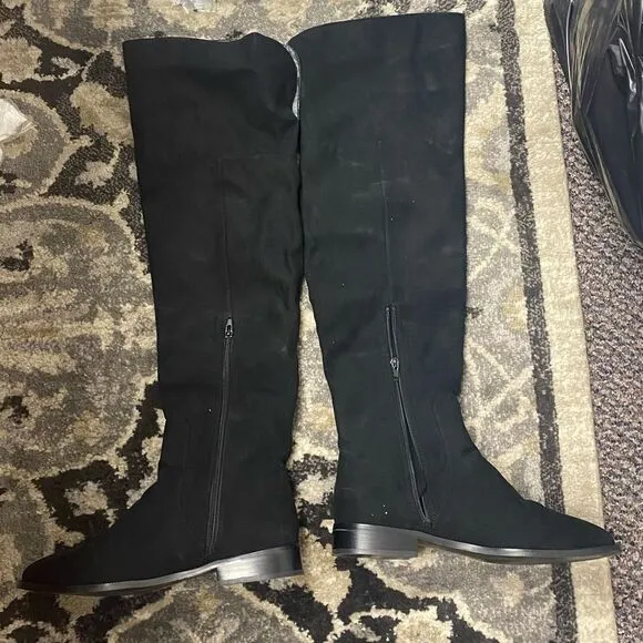 J. Crew Factory Over-the-knee microsuede boots Item AG056*