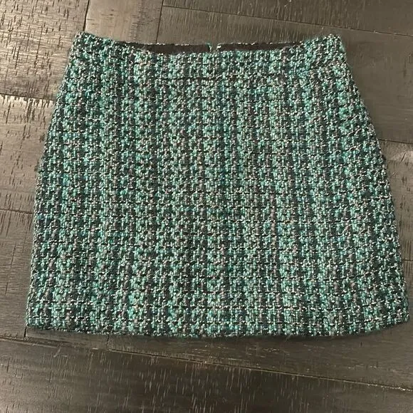 J.Crew Perfect Tweed Mini Skirt School Girl Classic For Boots or Flats‌‌‌‌‌