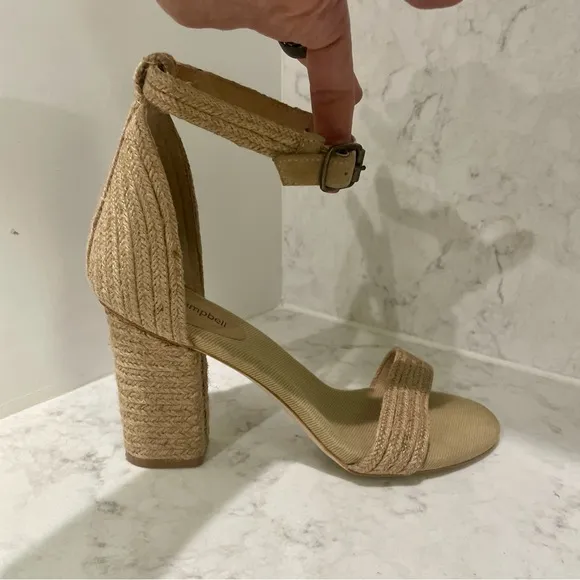 Jeffrey Campbell Rowboat AnkleStrap Sandal Sz 8.5