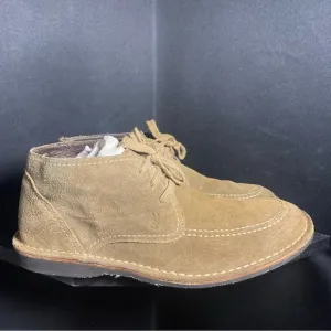 John varvatos brown suede chukka lace boots