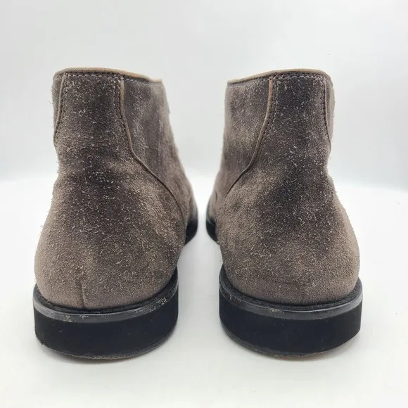 John Varvatos USA BROOKLYN Chukka Boot Suede Shoe Dark Brown Black Men’s US 13