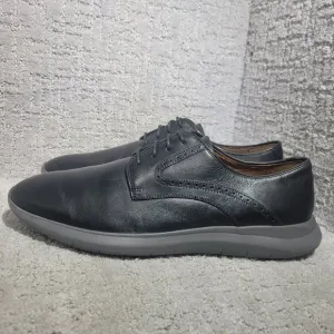 Johnston &amp; Murphy Hennings Men's Size 11M Black Full Grain Leather Oxford Shoes