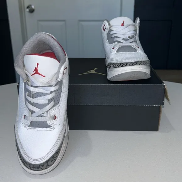 Jordan 3 Retro PS “Fire Red” Youth Size 1Y