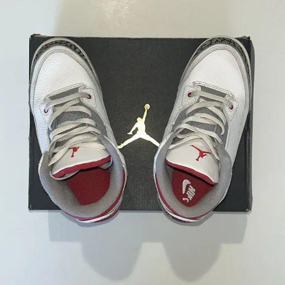 Jordan 3 Retro PS “Fire Red” Youth Size 1Y