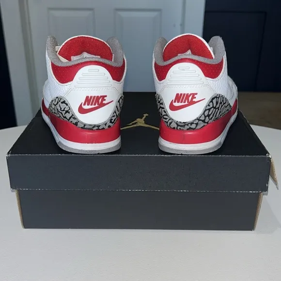 Jordan 3 Retro PS “Fire Red” Youth Size 1Y
