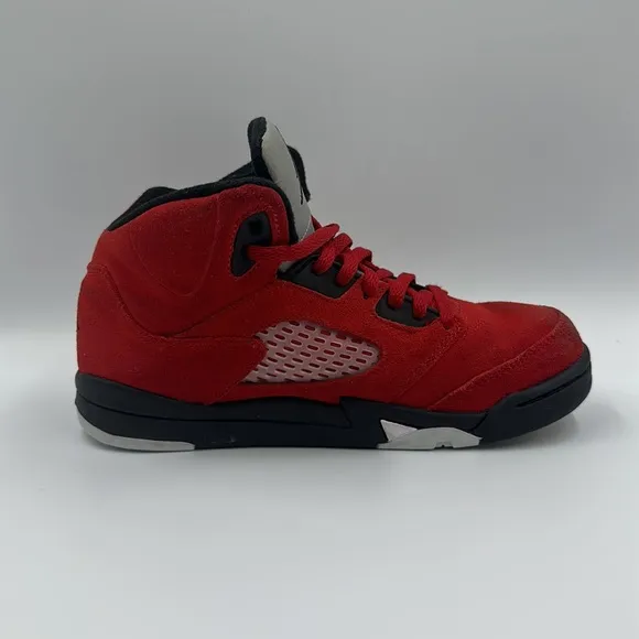 Jordan 5 Retro Raging Bull Basketball Shoes Youth Sz 2Y