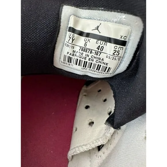 Jordan‎ 6 Retro Size 7Y (GS) -  Low Fuchsia Leather