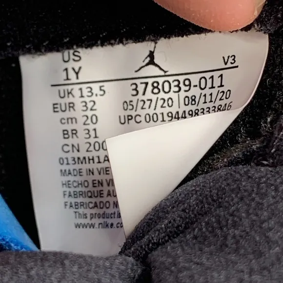 Jordan Air Retro 11 Shoes 378039-011 Toddler Sz 1