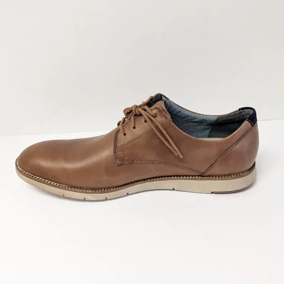 Josef Seibel Tyler Lace-Up Oxford Shoes, Brown, Mens 47 EU (US 14-14.5 M)
