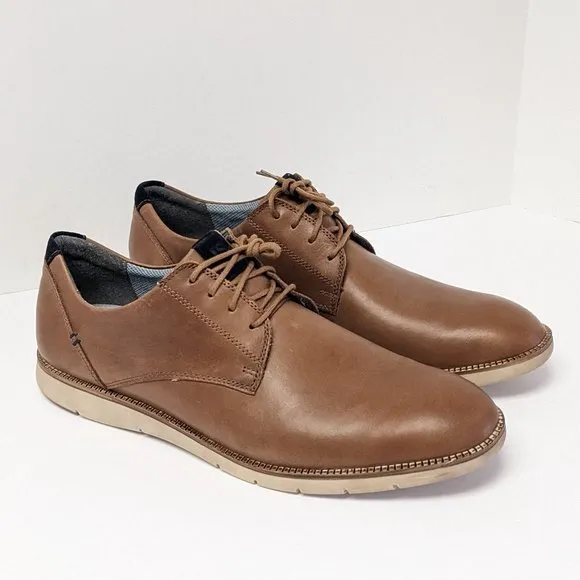Josef Seibel Tyler Lace-Up Oxford Shoes, Brown, Mens 47 EU (US 14-14.5 M)