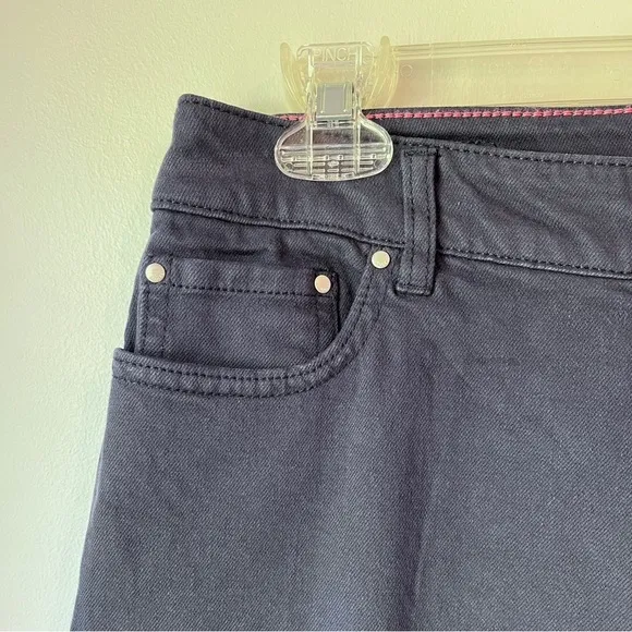 Joules Connie Wide Leg Crop Pants in Navy