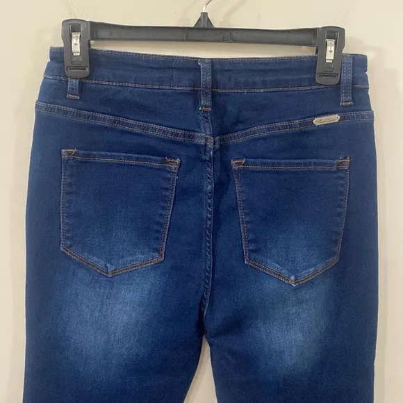 KanCan Vanessa high rise super skinny jeans in classic blue size 28
