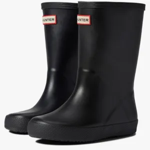 Kids First Classic Black Hunter Rain Boots Sz 7-8