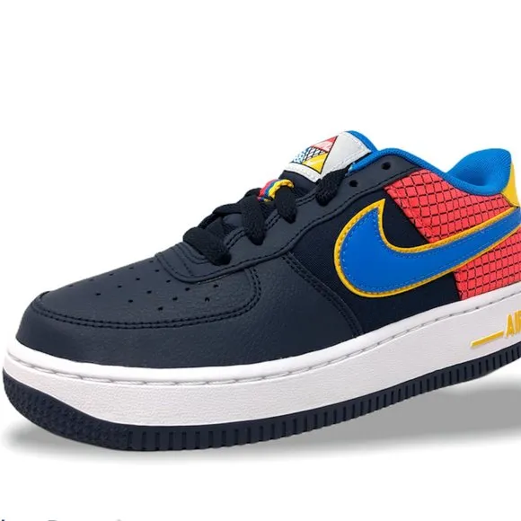 Kids Nike Air Force 1 One Now GS Obsidian Blue NEW