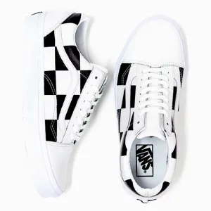 🖤🤍LEATHER CHECKERBOARD🖤🤍OLD SKOOL Vans Shoes🖤