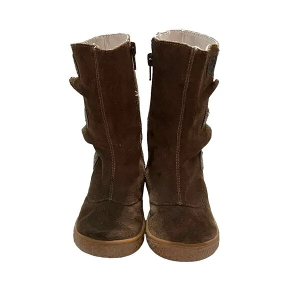 Livie &amp; Luca Sz 8 Marchita Tiempo Brown Suede Boots