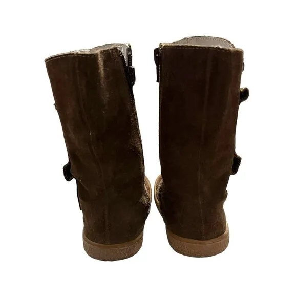 Livie &amp; Luca Sz 8 Marchita Tiempo Brown Suede Boots