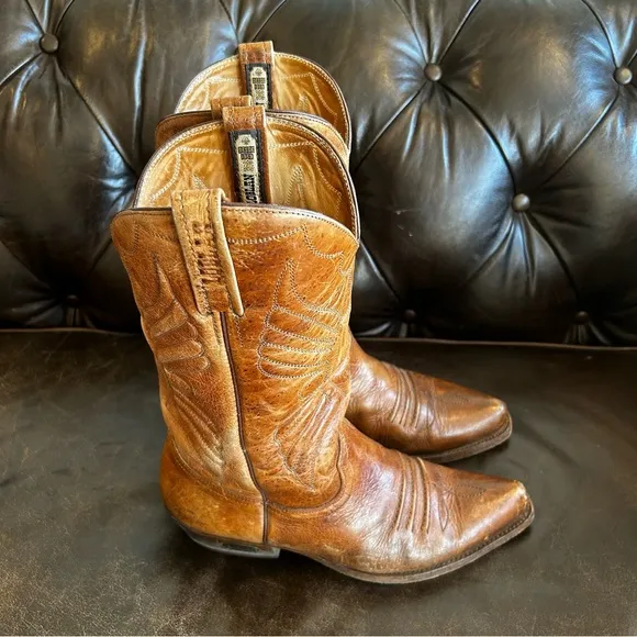 Loblan Men's Brown Cowboy &amp; Western Boots size 9.5
