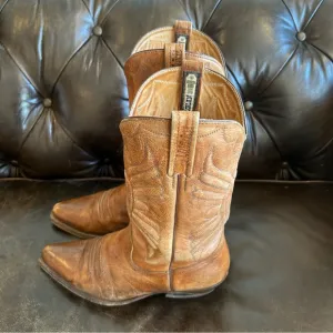Loblan Men's Brown Cowboy &amp; Western Boots size 9.5