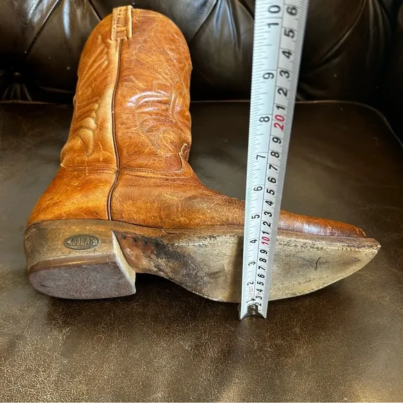 Loblan Men's Brown Cowboy &amp; Western Boots size 9.5