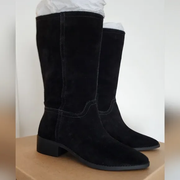 LUCKY BRAND Genuine Suede Boots Womens NIB Size 6