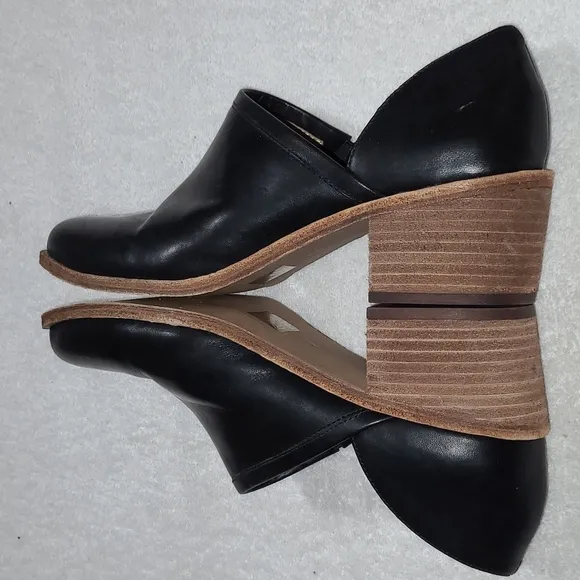 Madewell The Brady Lowcut Bootie Black Leather Size 9