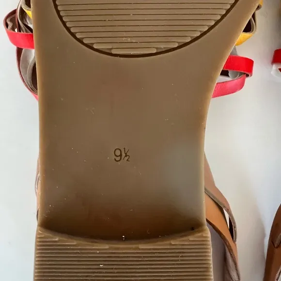 Madewell The Maya Huarache Leather Sandal, Size 9.5