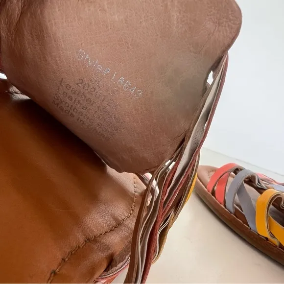 Madewell The Maya Huarache Leather Sandal, Size 9.5