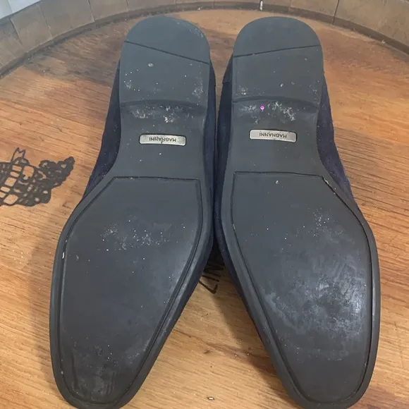Magnanni | Blue Suede Slip On Loafers Shoes 9.5 M