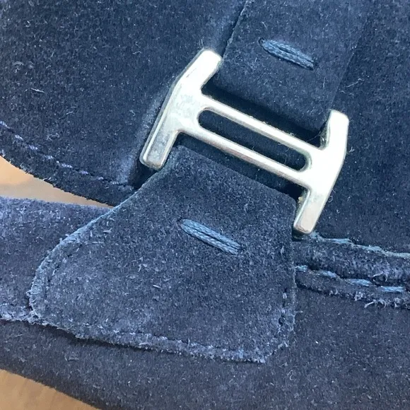 Magnanni | Blue Suede Slip On Loafers Shoes 9.5 M